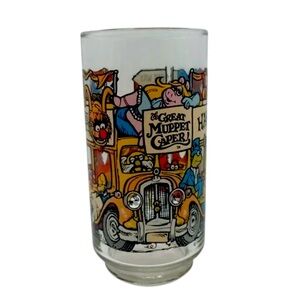 💕3/$30💕 Vintage McDonald's The Great Muppet Caper Happiness Hotel Drinking Glass